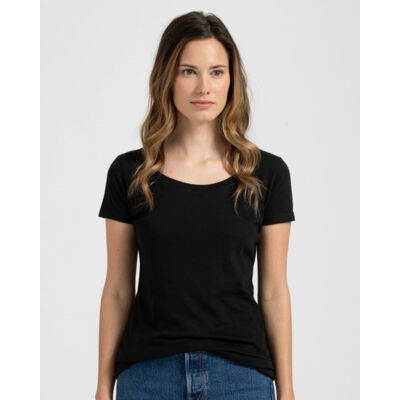 Women's Poly-Rich Scoop Neck T-Shirt Thumbnail
