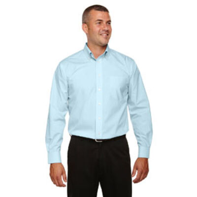 Men's Crown Collection® Solid Broadcloth Woven Shirt Thumbnail