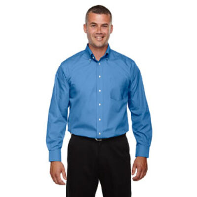 Men's Crown Collection® Tall Solid Broadcloth Woven Shirt Thumbnail