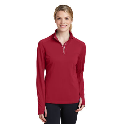 Women's Sport Wick ® Textured 1/4 Zip Pullover Thumbnail