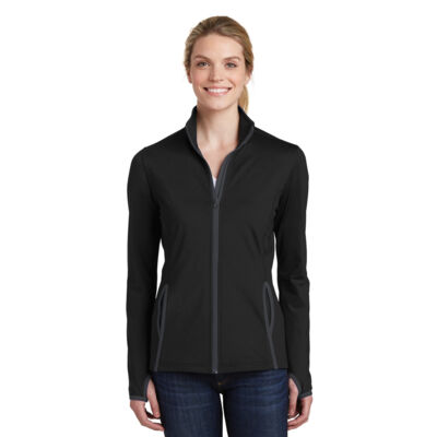 Women's Sport Wick ® Stretch Contrast Full Zip Jacket Thumbnail