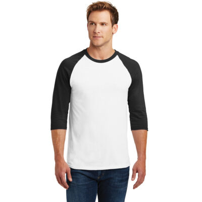 Heavy Cotton ™ 3/4 Sleeve Raglan T Shirt Thumbnail