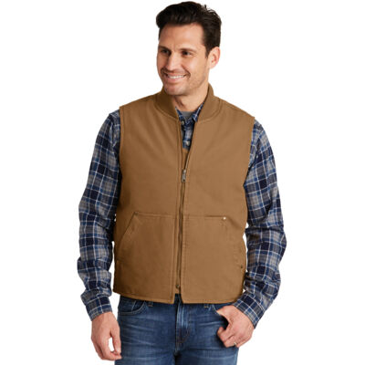 Washed Duck Cloth Vest Thumbnail