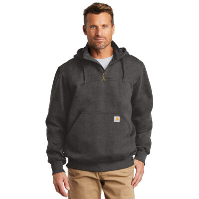 Rain Defender ® Paxton Heavyweight Hooded Zip Mock Sweatshirt Thumbnail