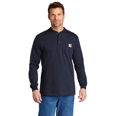 Long Sleeve Henley T Shirt Thumbnail