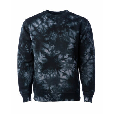 Unisex Midweight Tie-Dyed Crewneck Sweatshirt Thumbnail
