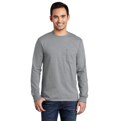 Tall Long Sleeve Essential Pocket Tee Thumbnail
