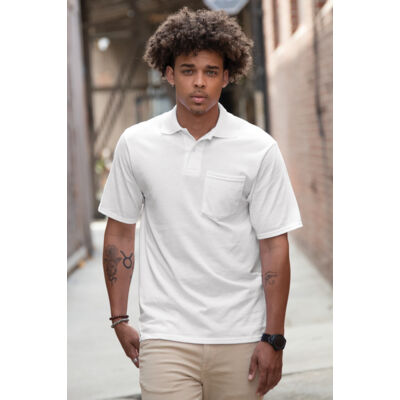 SpotShield  5.4 Ounce Jersey Knit Sport Shirt with Pocket Thumbnail