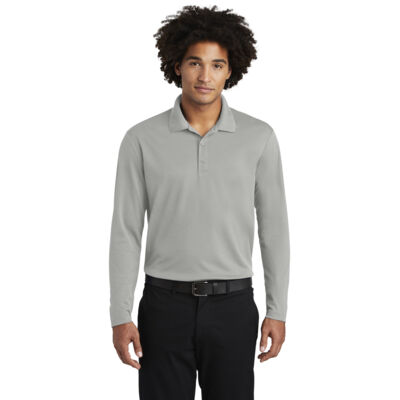 PosiCharge ® RacerMesh ® Long Sleeve Polo Thumbnail