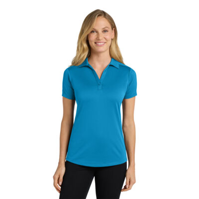 Ladies Diamond Jacquard Polo Thumbnail
