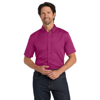 Short Sleeve SuperPro React  Twill Shirt Thumbnail