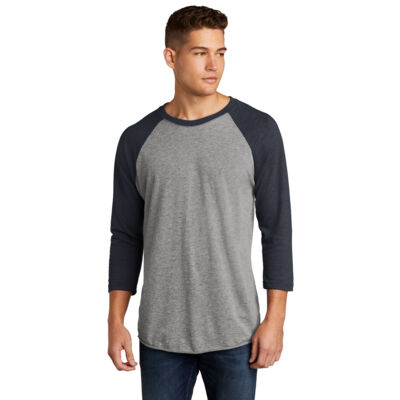 Apparel ® Unisex Tri Blend 3/4 Sleeve Raglan Tee Thumbnail