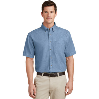 Short Sleeve Value Denim Shirt Thumbnail