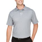 CrownLux Performance® Men's Address Melange Polo Thumbnail